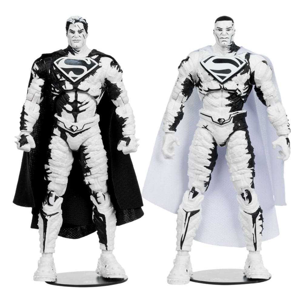 DC Direct Page Punchers Action Figures & Comic Book Pack of 4 Superman Series (Sketch Edition) (Gold Label) 18 cm